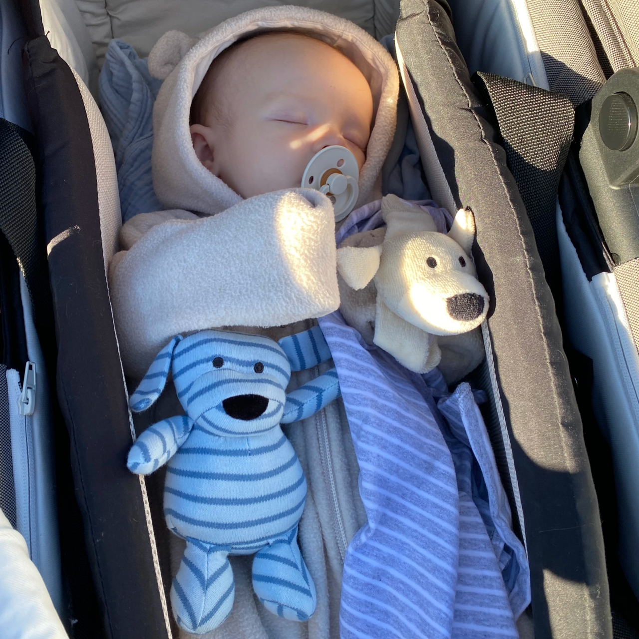 Mini Doddi soft toy Blue