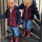 Gefütterte Gummistiefel Burgundy 32