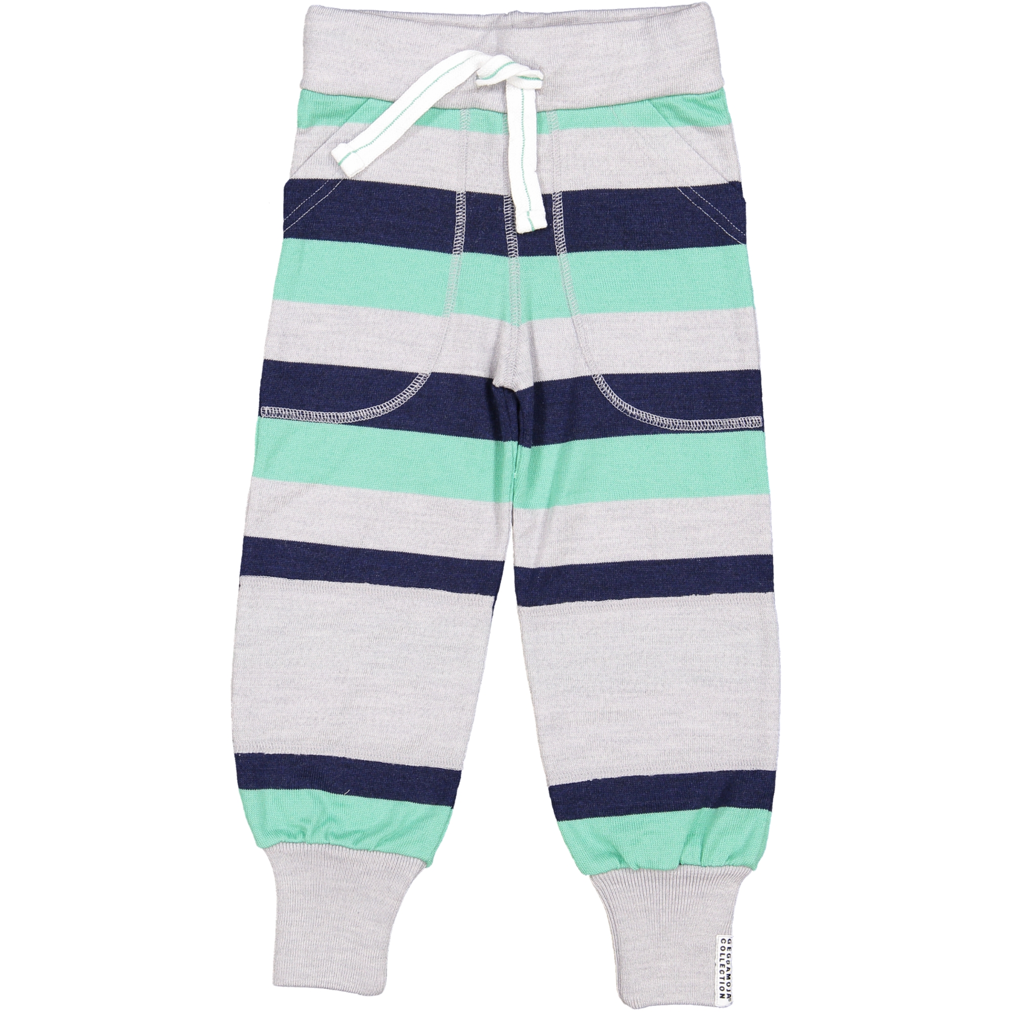 Wool pant Green stripe