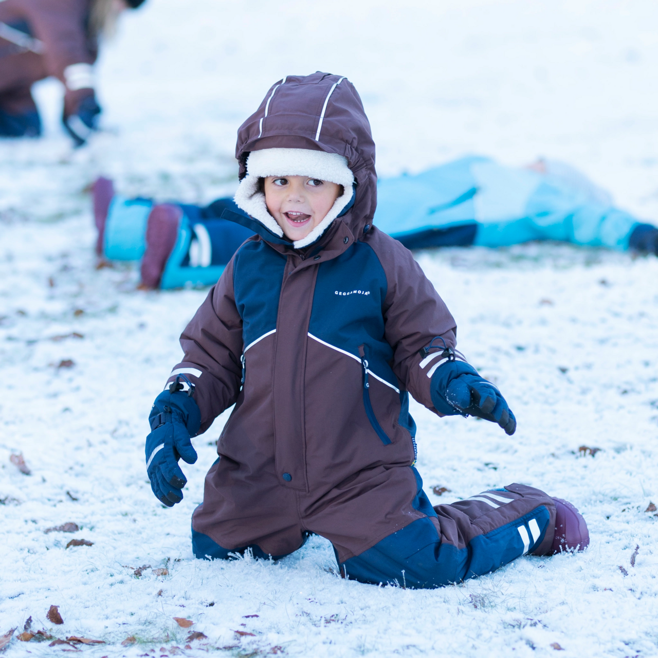 Winteroverall Unifit Braun/Marineblau 98/104