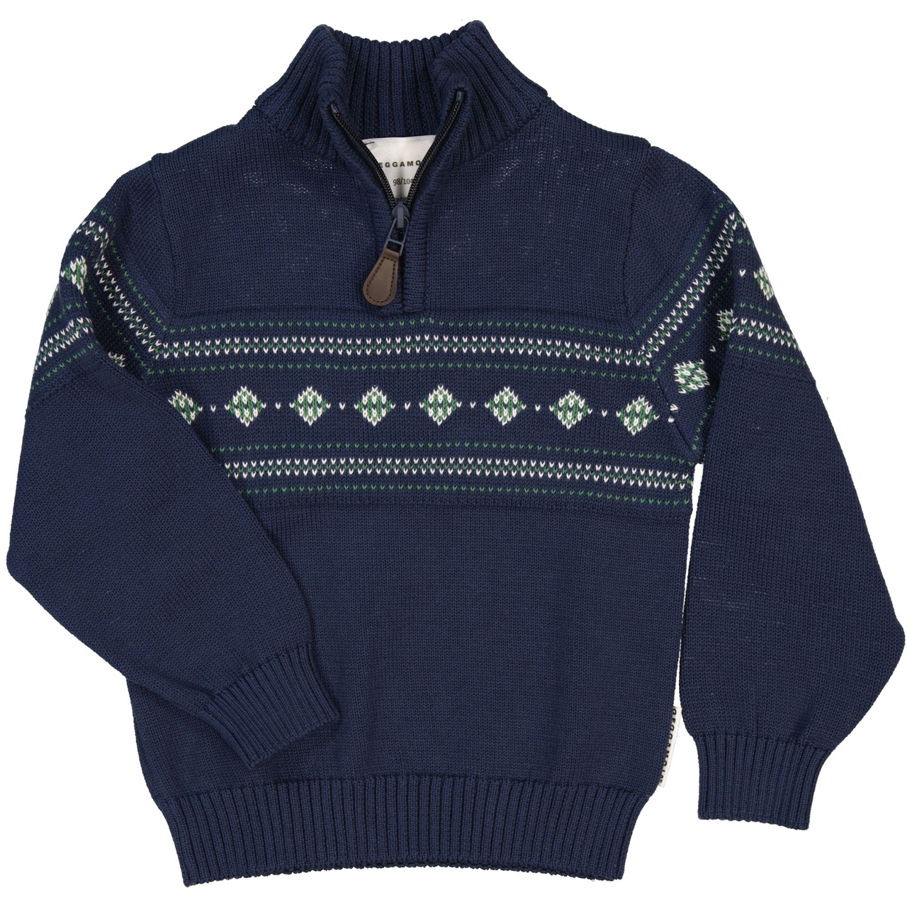 High neck sweater half zip Navy  122/128