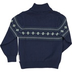 High neck sweater half zip Navy  122/128