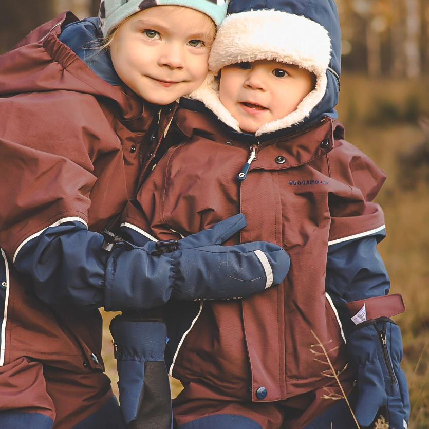 Winterfäustlinge Marineblau 1-2 y