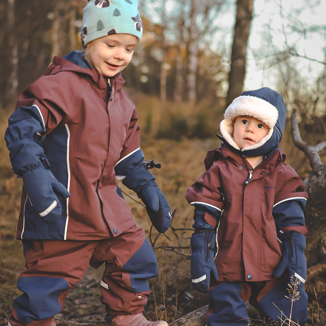 Winterfäustlinge Marineblau 1-2 y