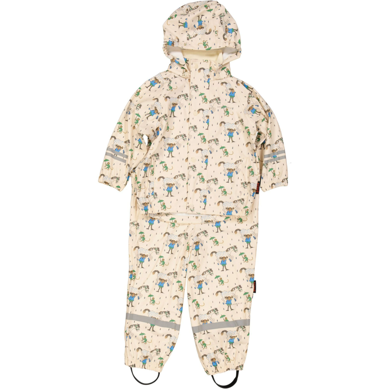 Regnsset Pippi Långstrump Beige 134/140