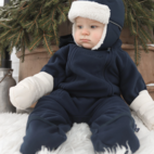 Wind fleece overall Navy 50/56