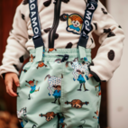 Pippi Langstrumpf shell pants Mint  86/92