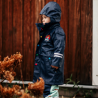 Pippi Longstocking Rain jacket Navy 98/104
