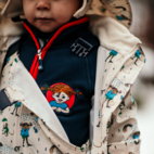 Fleecejacka Pippi Långstrump Navy 74/80