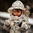 Pippi Longstocking Rain mitten Beige