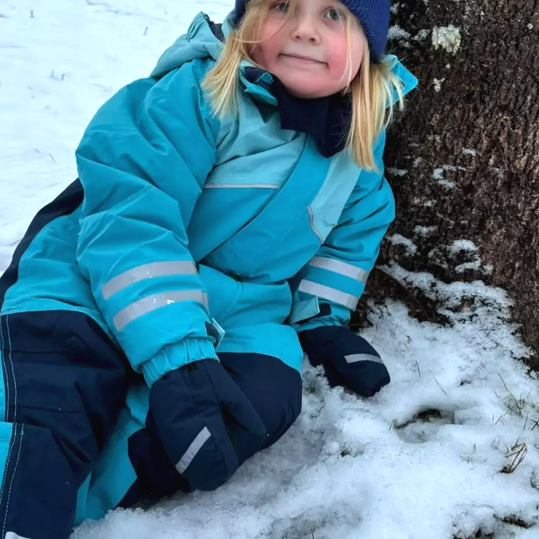 Vintervantar Marinblå