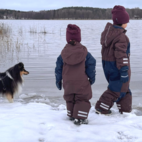 Winteroverall Unitoddler Braun/Marineblau 98/104