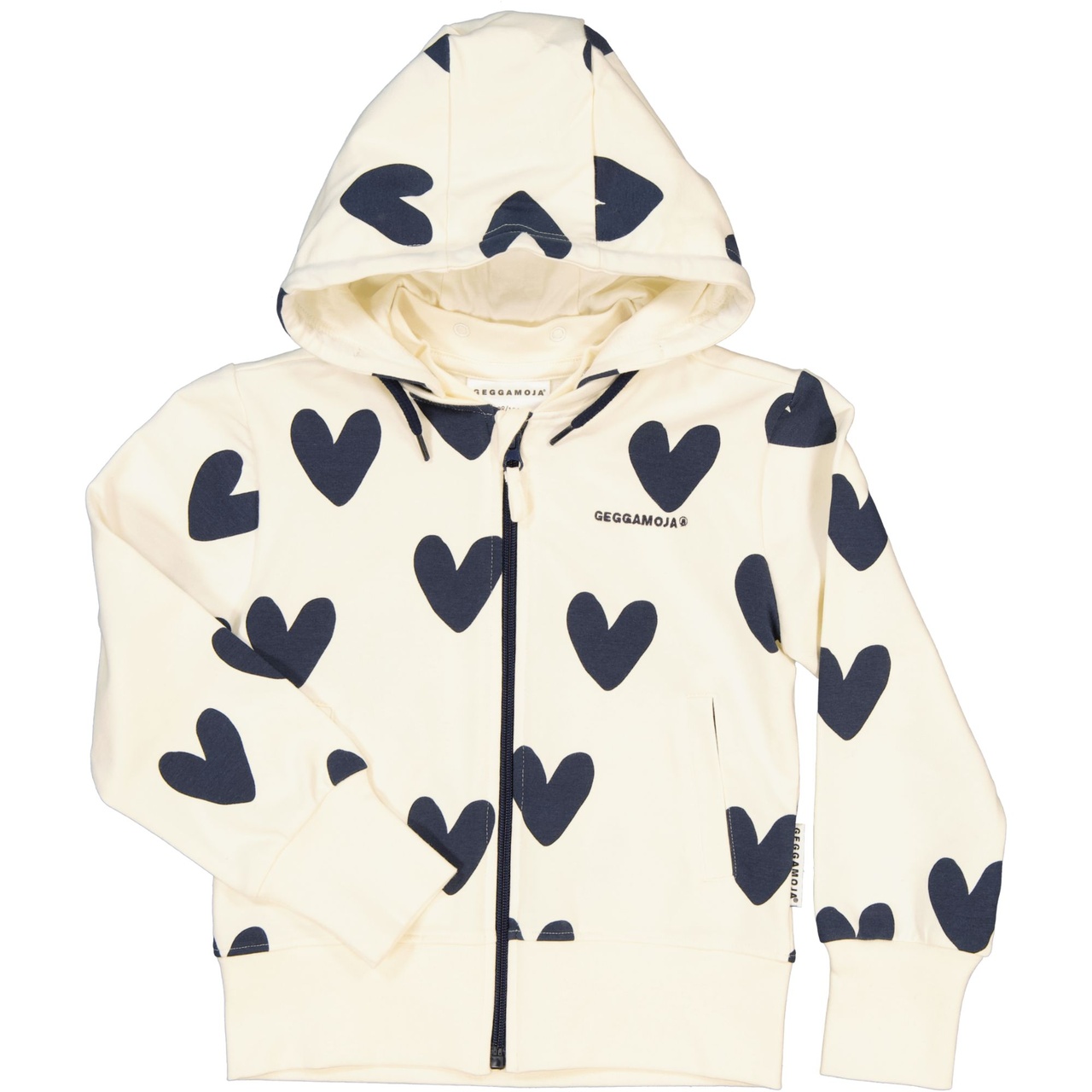 College Hoodie Navy heart  146/152