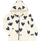 College Hoodie Navy heart  146/152