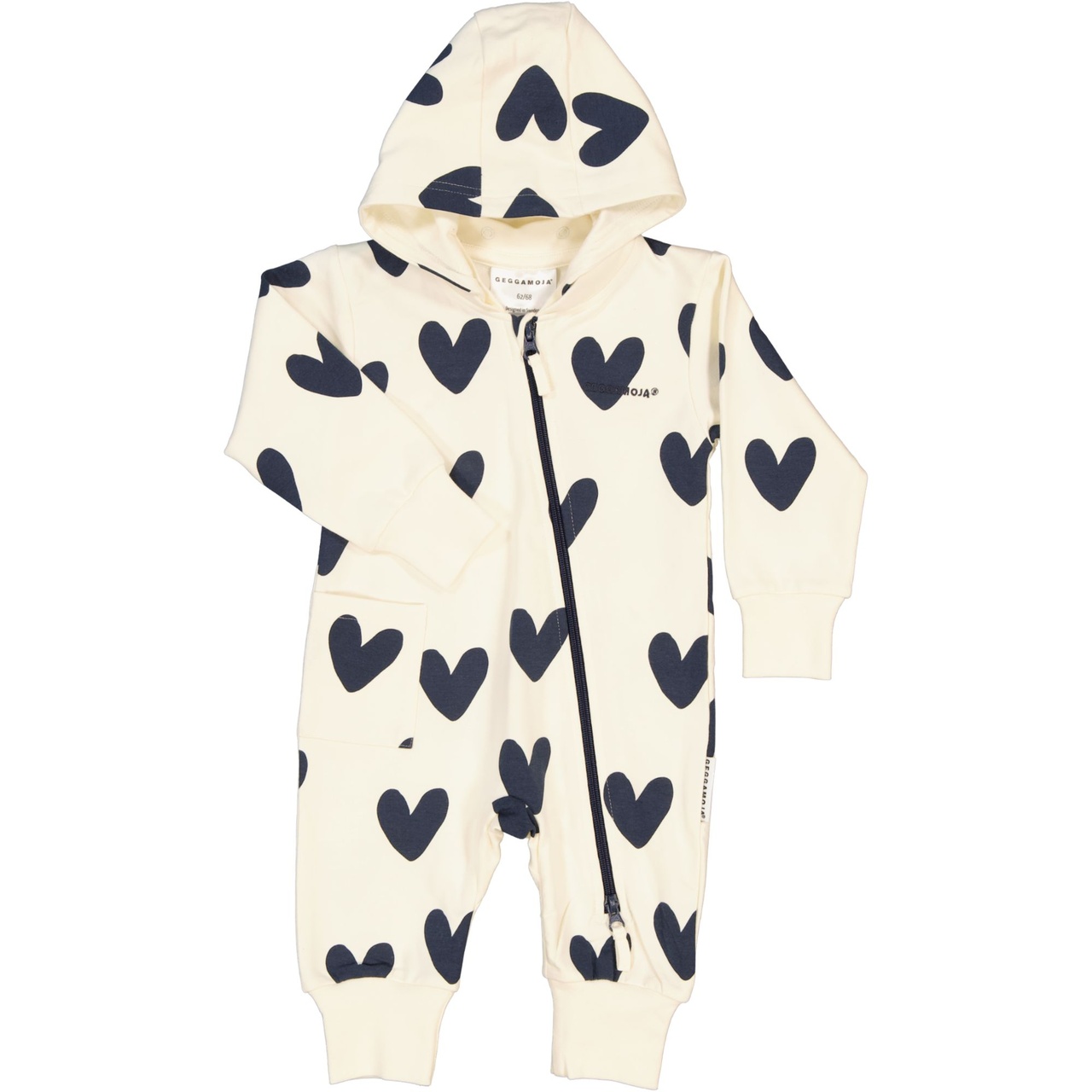College jumpsuit Navy heart  122/128