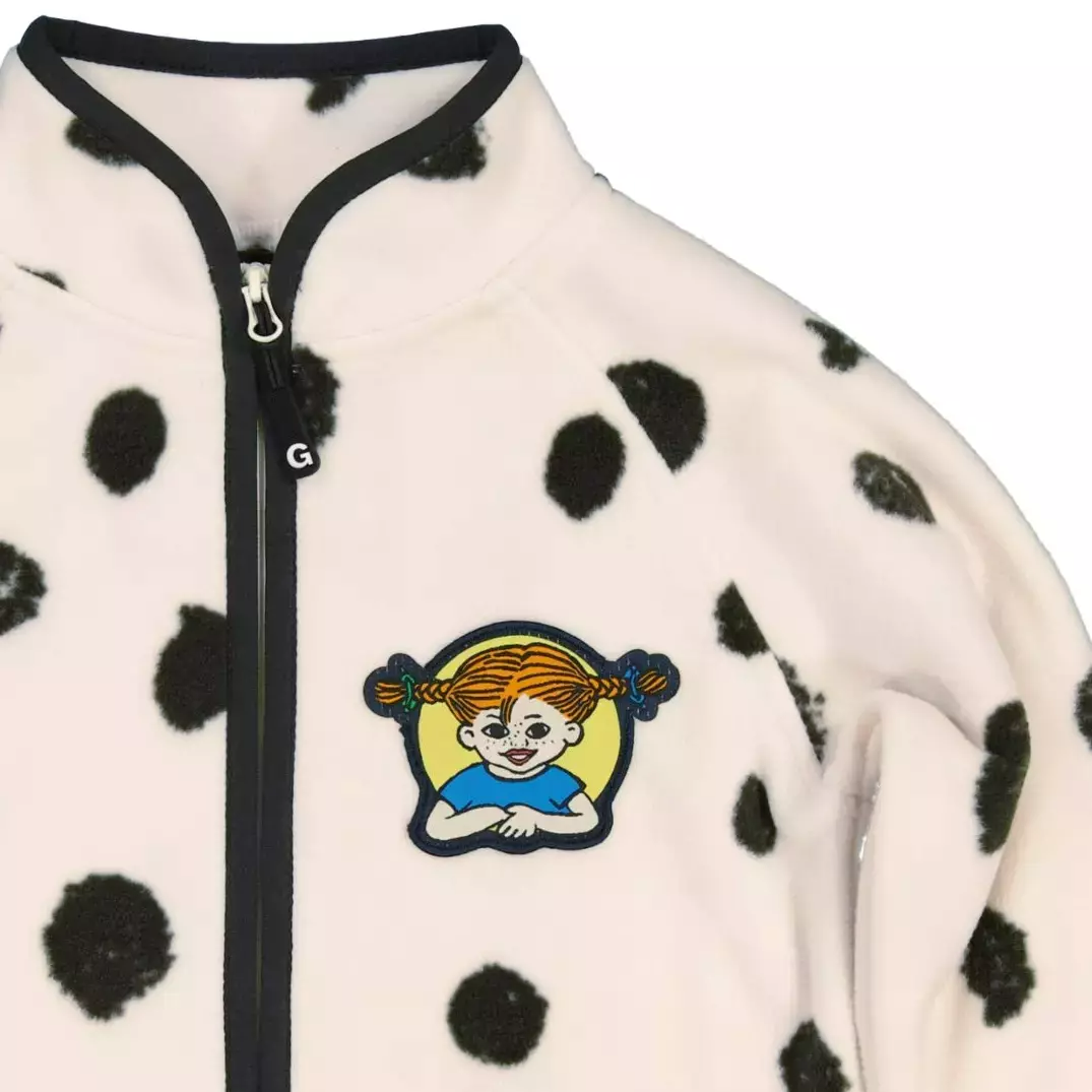 Pipi Pikksukk Fleece jacket Dots  74/80