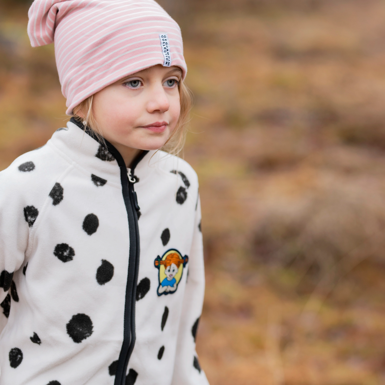 Pipi Pikksukk Fleece jacket Dots  74/80