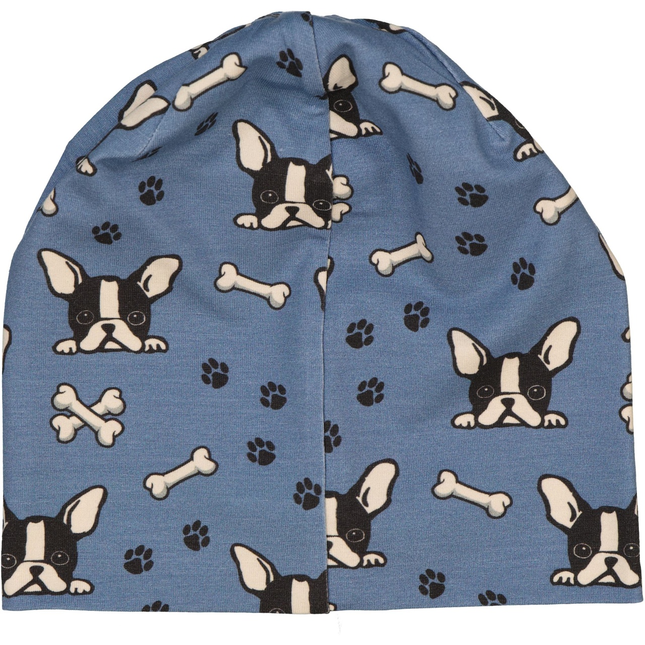 Bamboo beanie Blue Bulldog S 2-4 Year