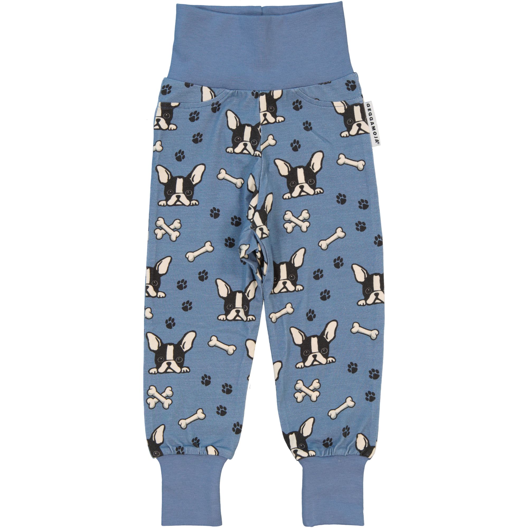 Babybyxor Bambu Bulldog Blå