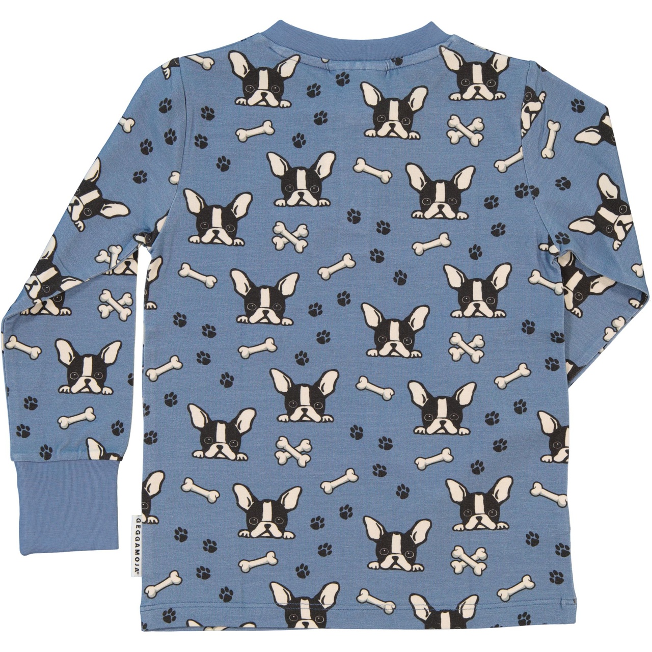 Großvater Pullover Bambu Bulldog Blau 74/80