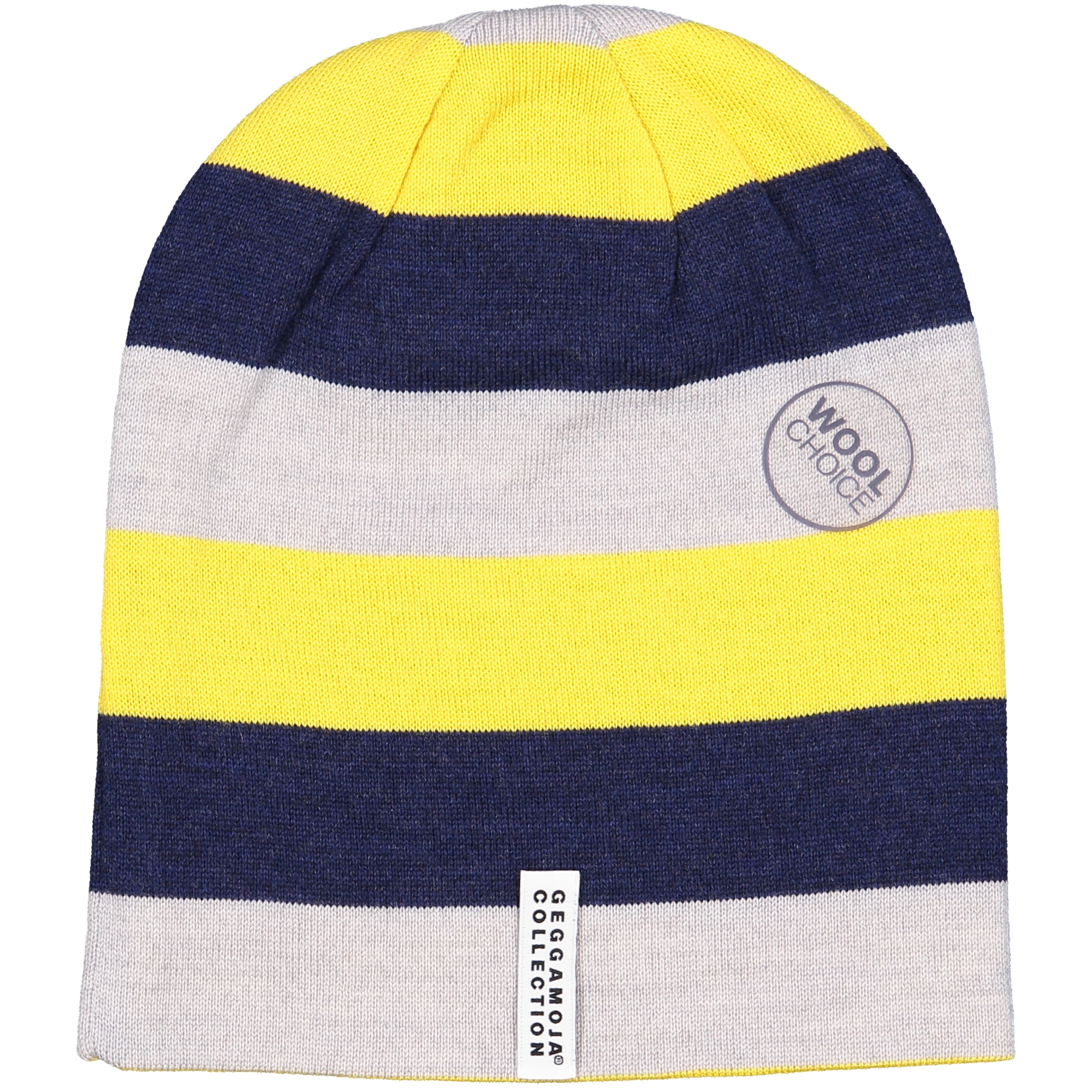 Wool cap Yellow stripe