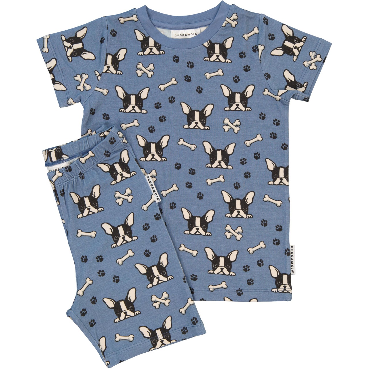 Sommer-Set Bambu Bulldog Blau 98/104