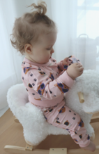 Bamboo Body L.S Pink Cool Cats