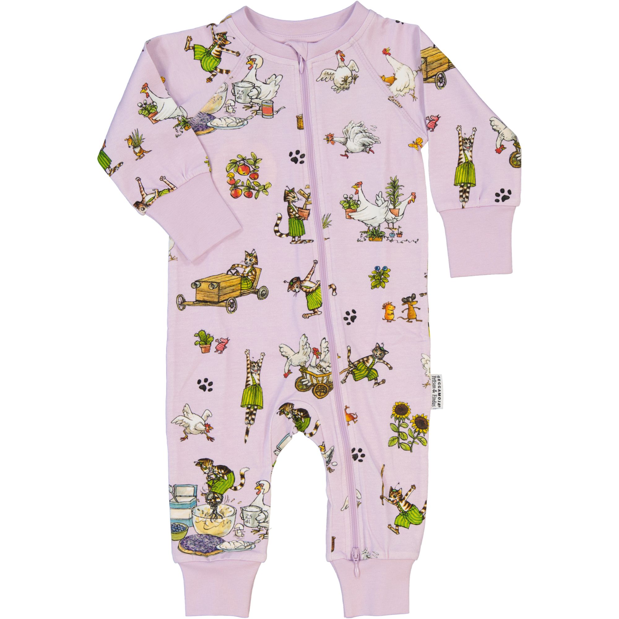 Pyjamas Pettson och Findus Lila