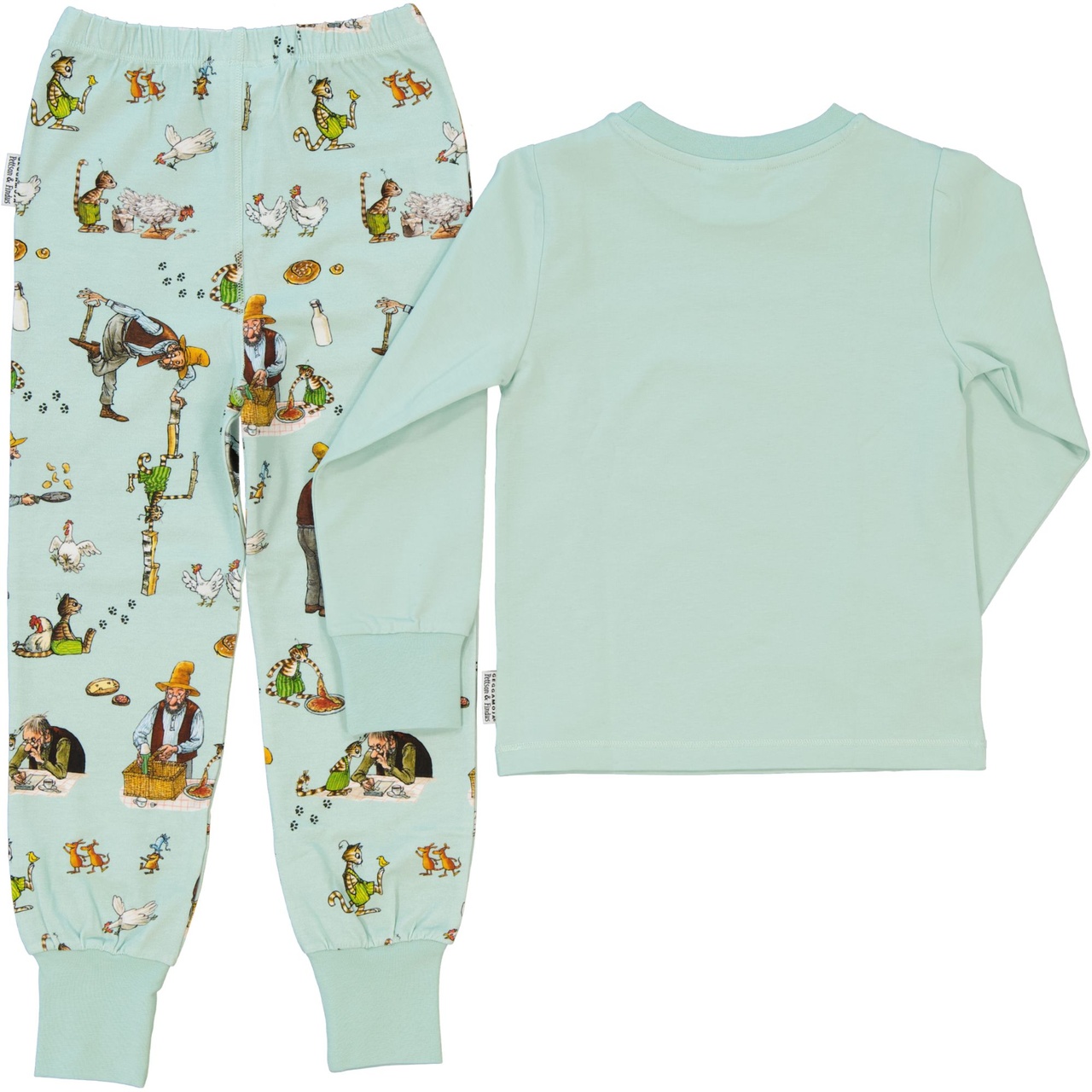 Pettersson und Findus Zweiteiliger Pyjama Mint 86/92