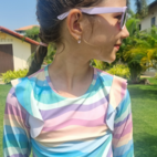UV-Swim suit L.S Rainbow 146/152