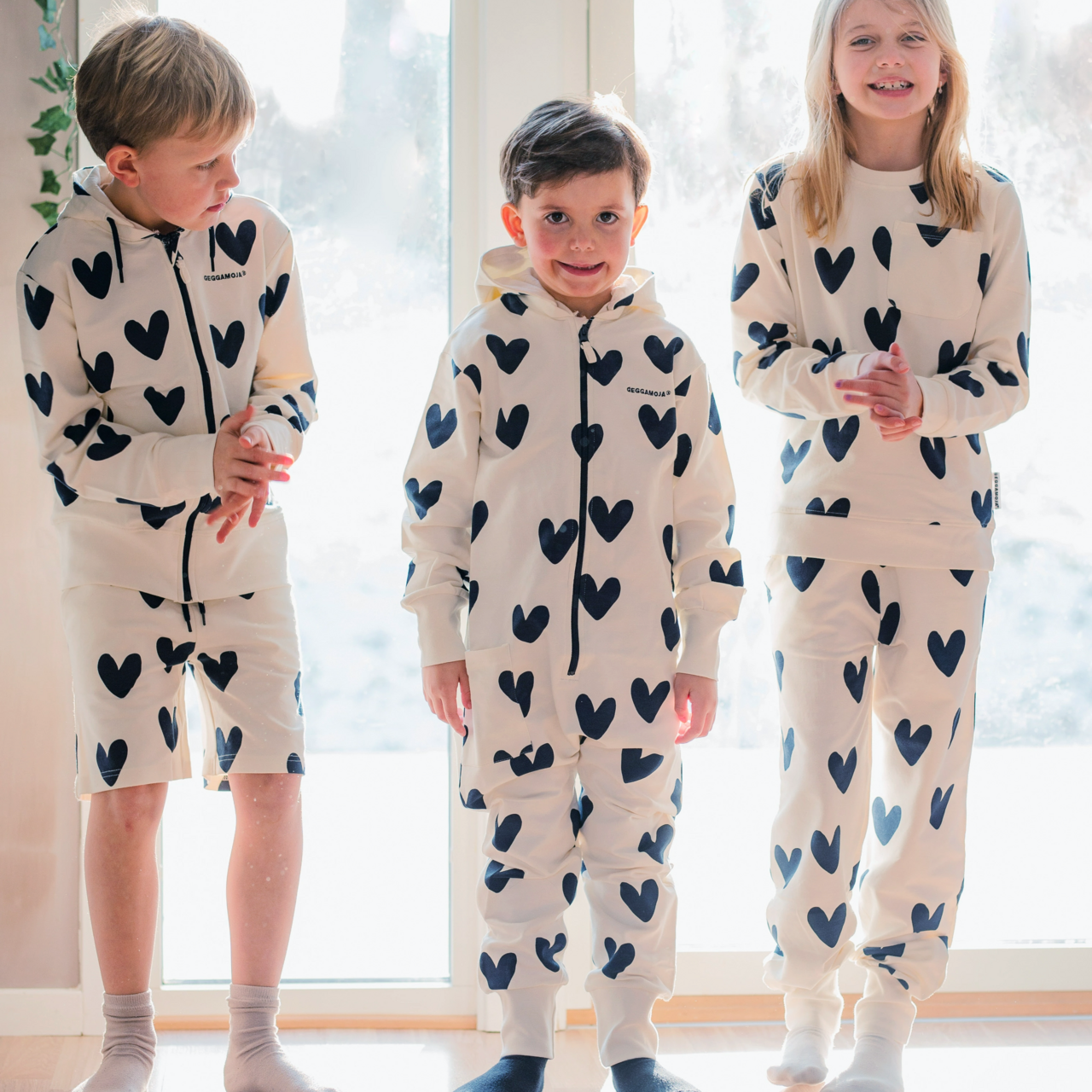 College jumpsuit Navy heart  122/128
