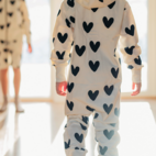 College jumpsuit Navy heart  122/128