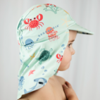 UV-Mütze Meerestiere Blau 0-4M