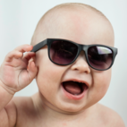 Sonnenbrille Baby 0-10 m -Black