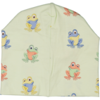 Bamboo beanie Green Frog  Baby 2-6 m