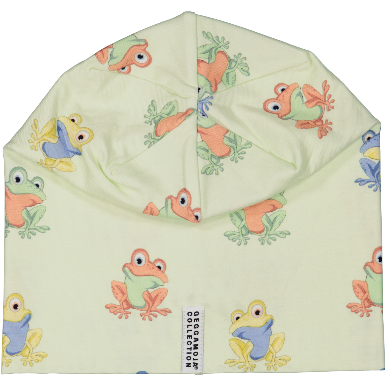 Bamboo beanie Green Frog  Baby 2-6 m