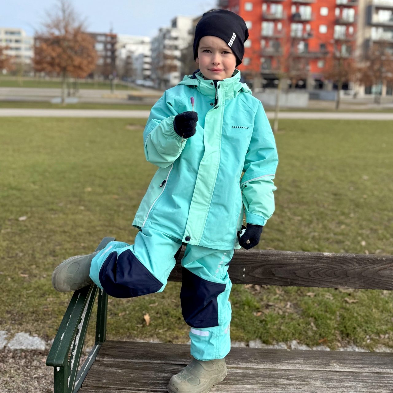 Shell-Jacke Mint 134/140