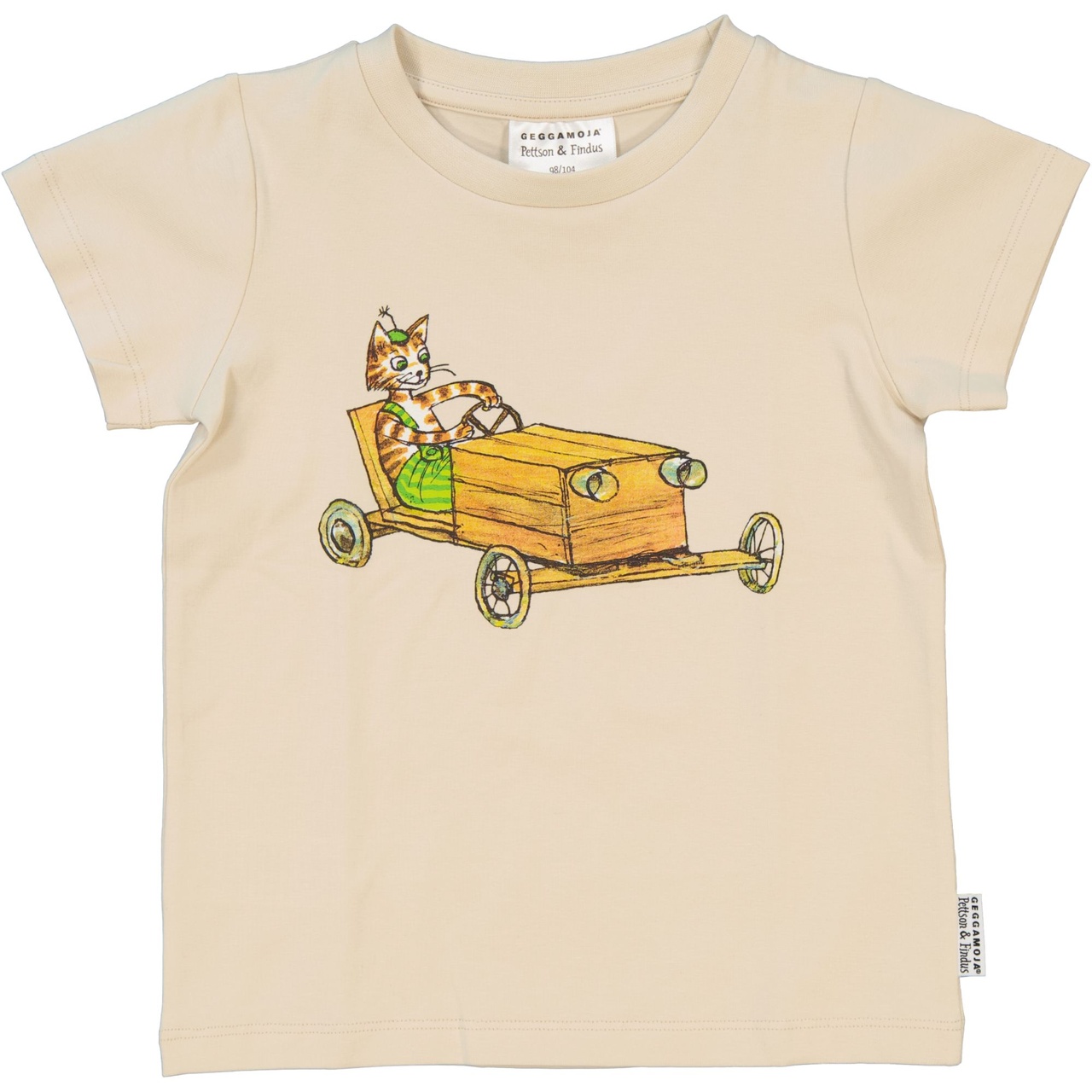 T-särk Pettson ja Findus beež 86/92