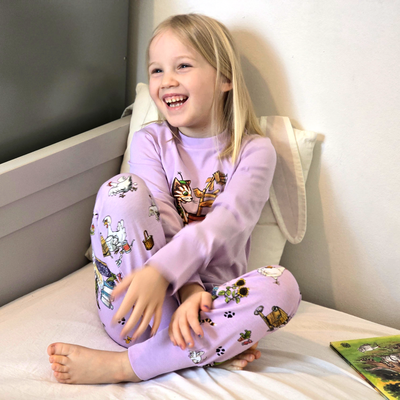 Pettson ja Findus Kaheosaline pidžaama Lilla 98/104