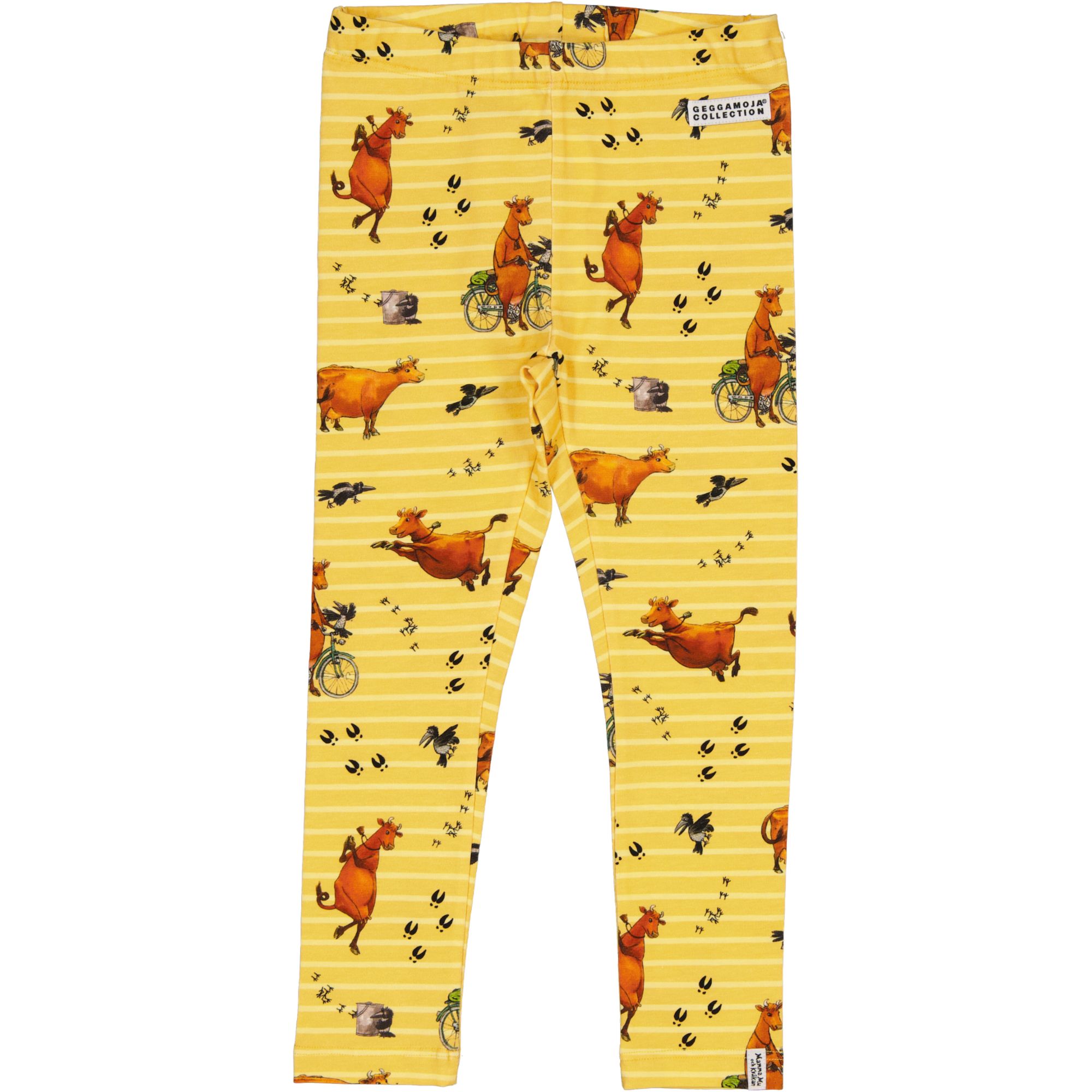 Leggings Mamma Mu och Kråkan Gul/Vit