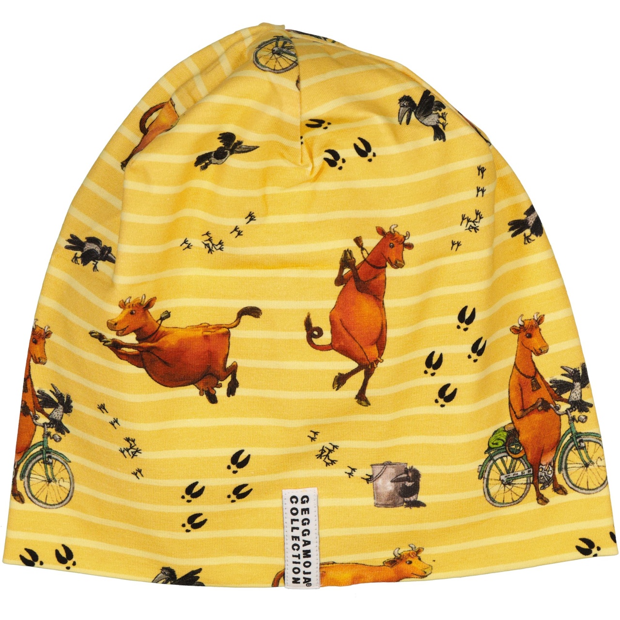 Mama Muh Beanie Gelb XXS 6-12 m