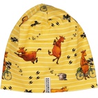 Mama Muh Beanie Gelb XXS 6-12 m