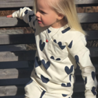 Collegetröja Hjärtan