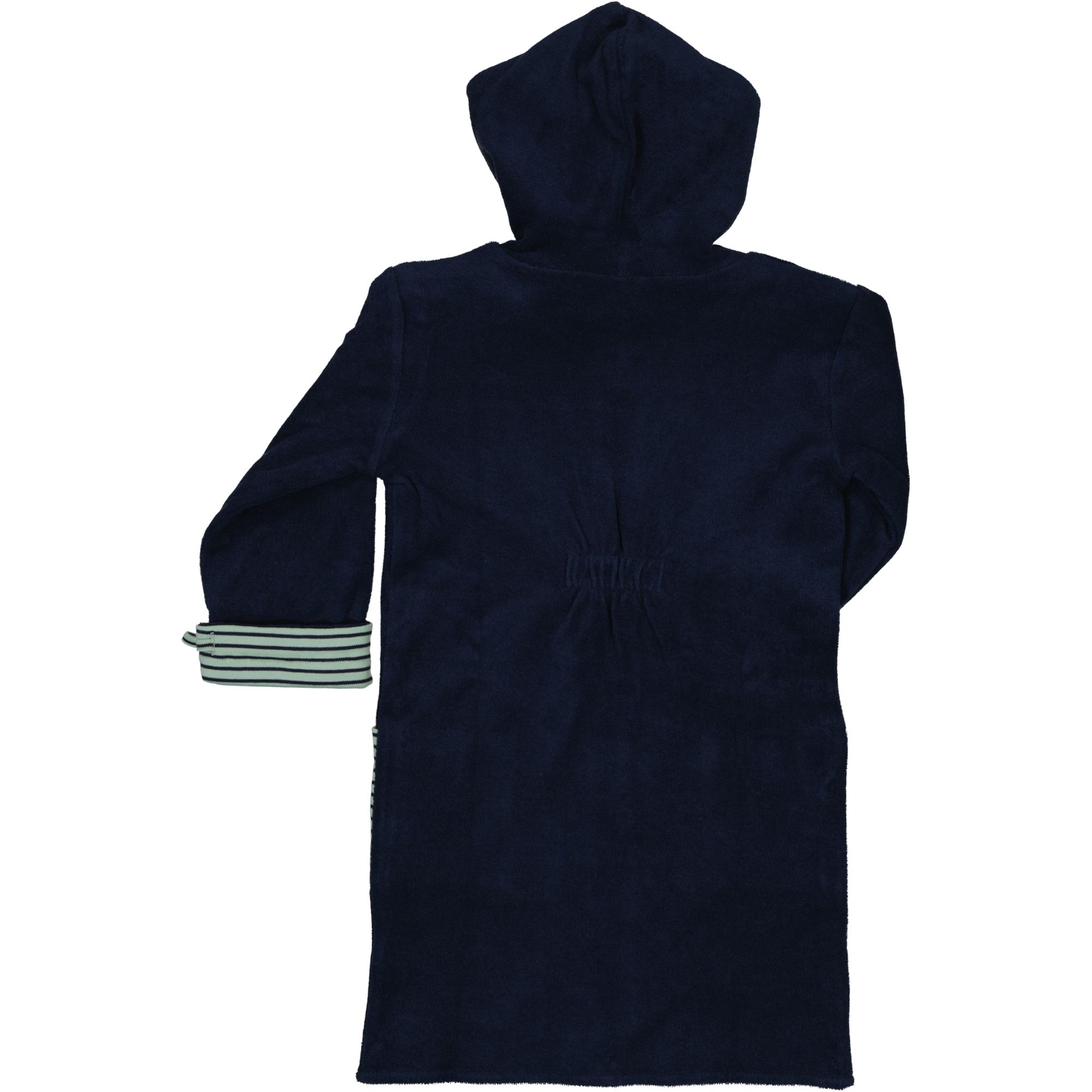 Kids Bathrobe Navy/green