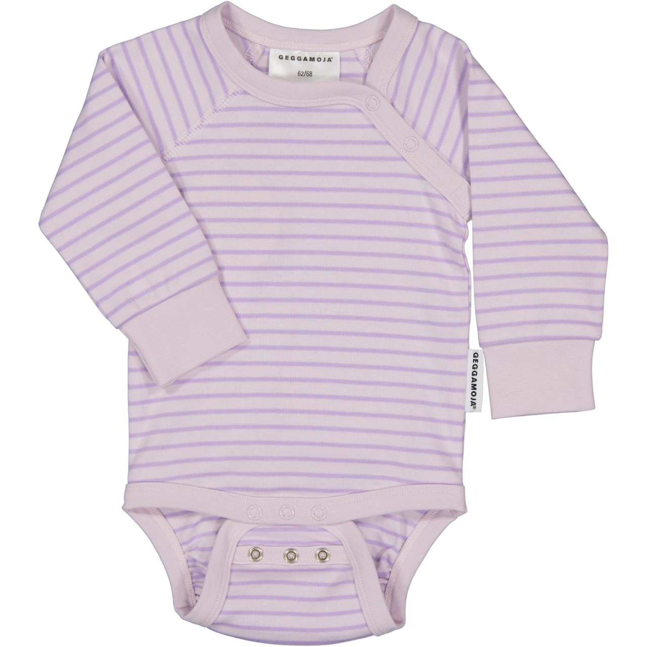 Body L.S Purple str  62/68