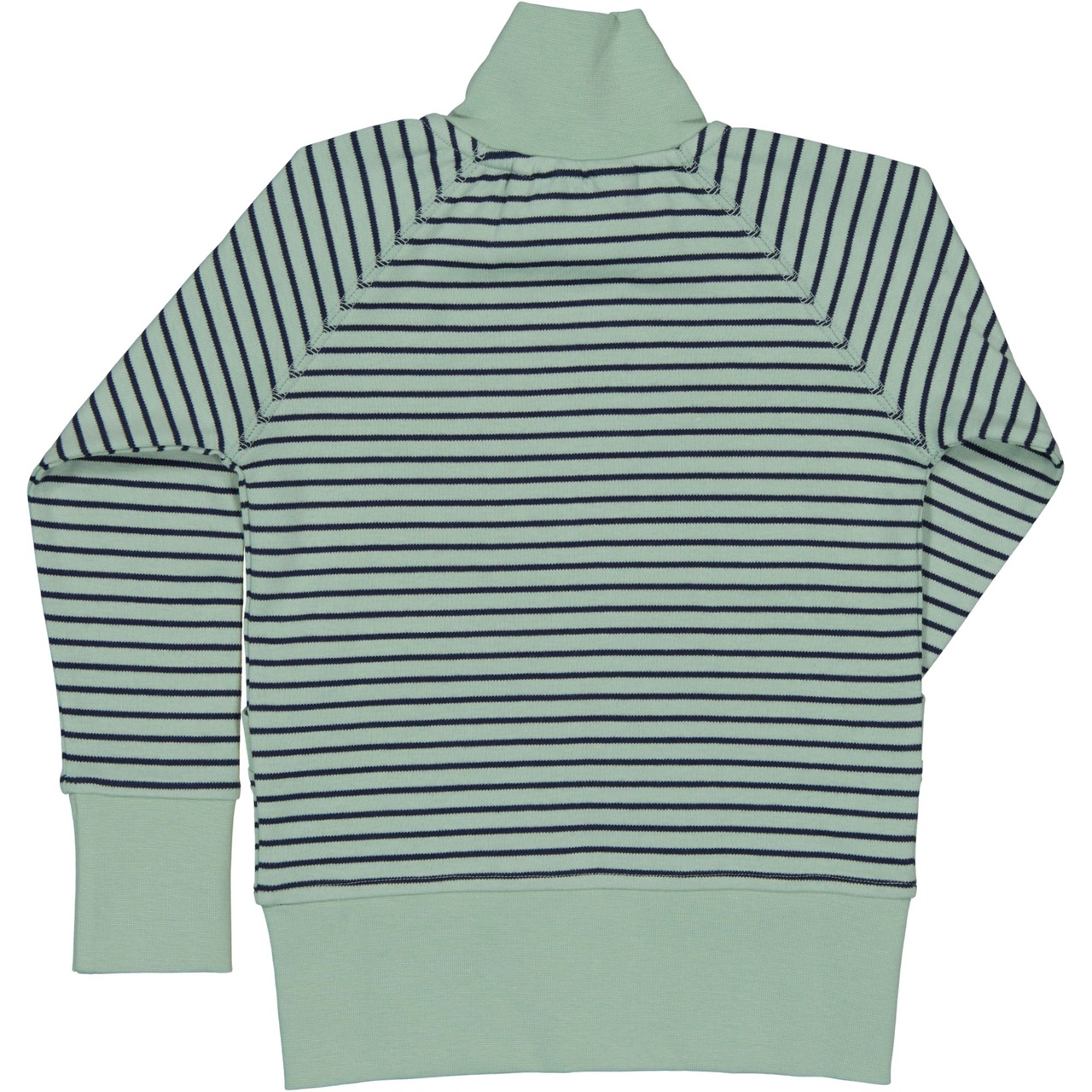 Zip sweater Green/navy str