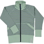 Zip sweater Green/navy str