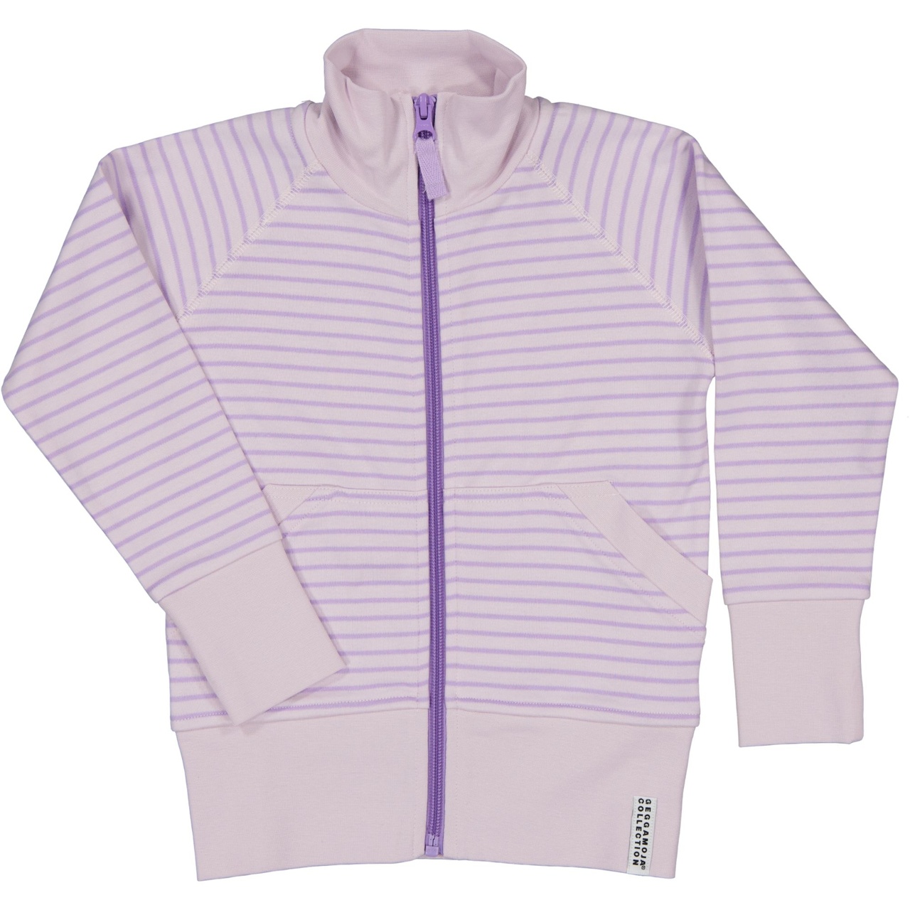 Zip sweater Purple str  134/140