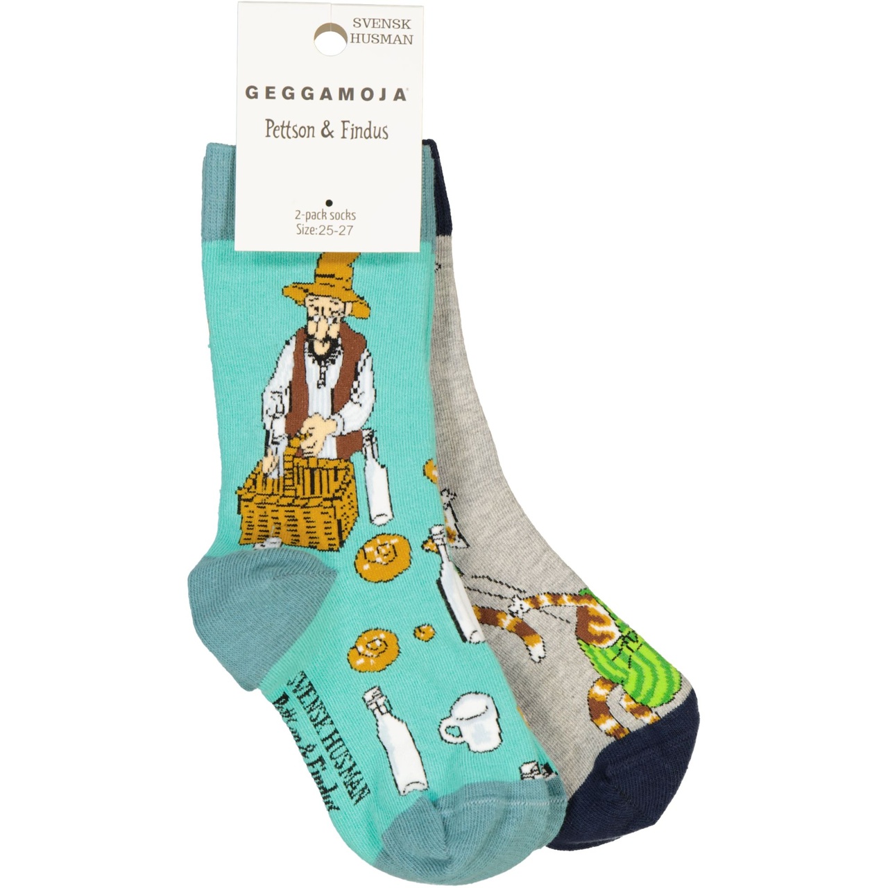 Socken 2er-Pack Pettersson und Findus 19-21