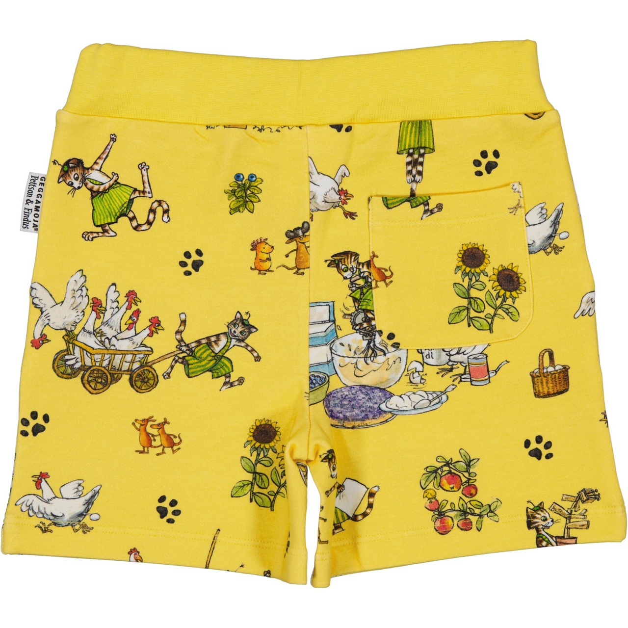 Pettersson und Findus College-Shorts Gelb 74/80